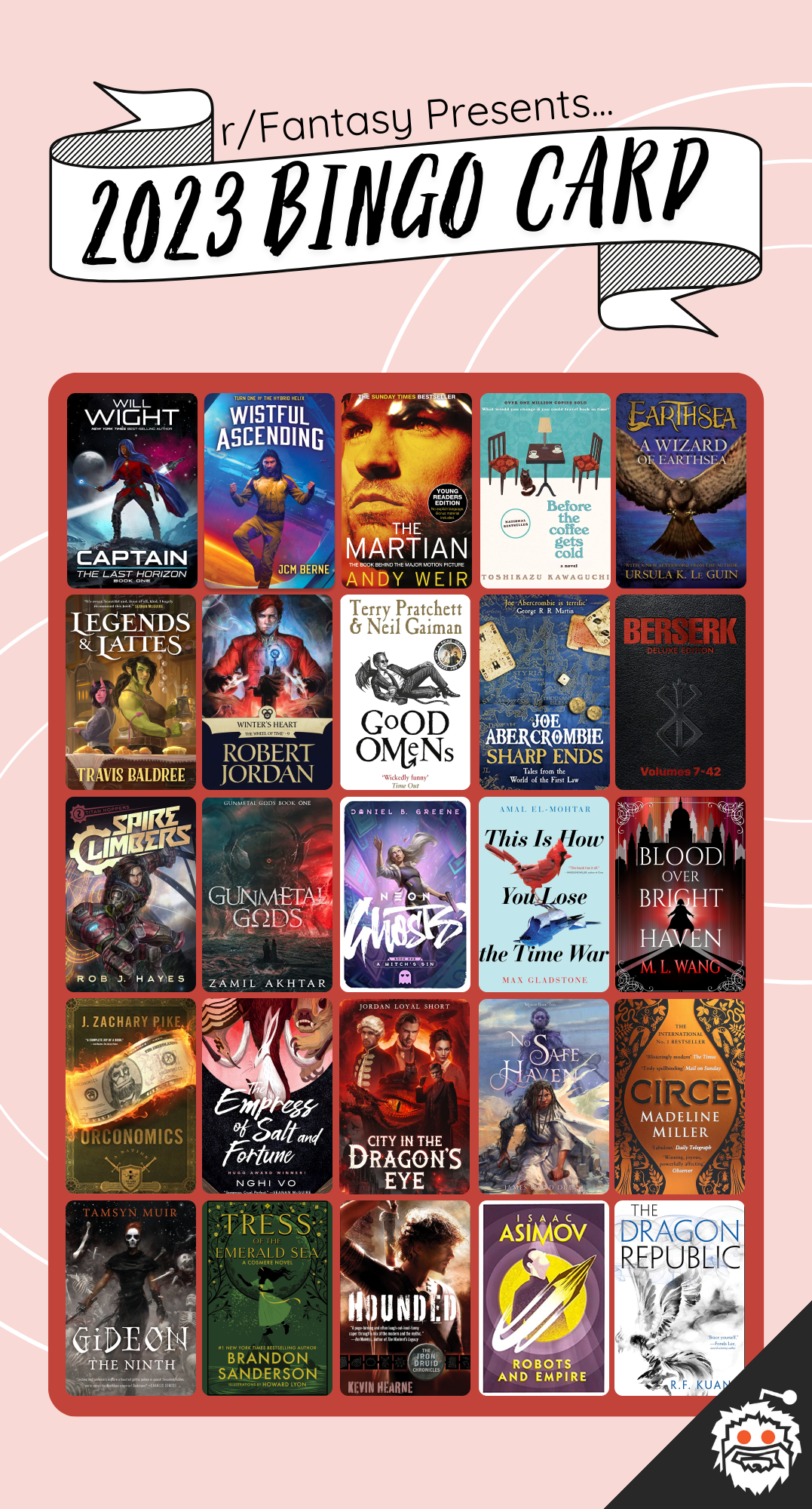 Fantasy Bingo made me read almost twice as many books!