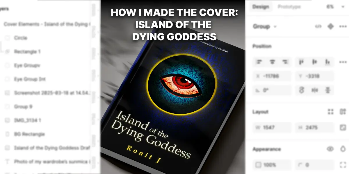 How I Made The Cover: Island Of The Dying Goddess