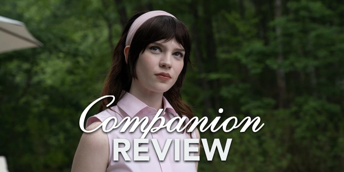 [Review] Companion (2025) | Sophie Thatcher | Jack Quaid | JioHotstar