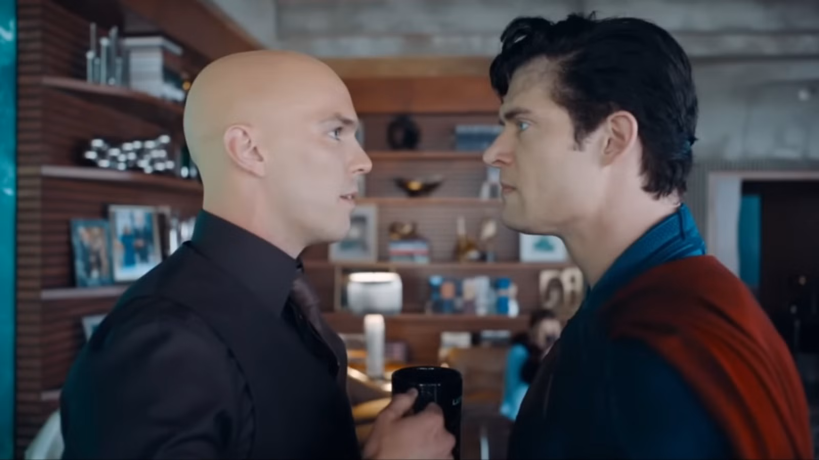 Nicholas Hoult as Lex Luthor and David Corenswet